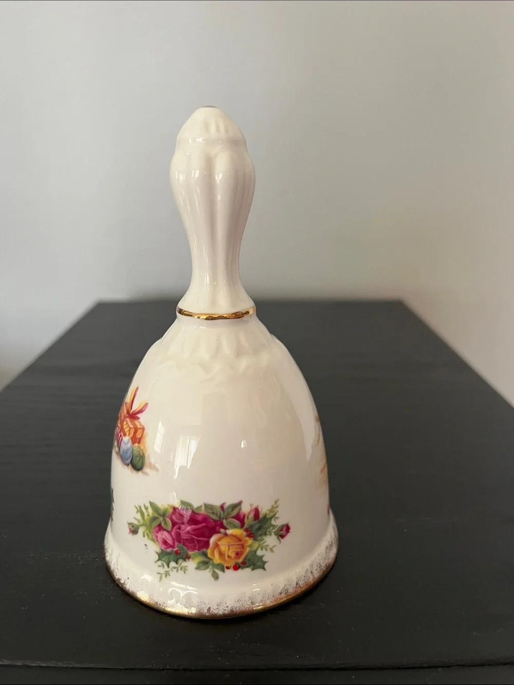 Royal Albert Holiday Dinner Bell with Christmas Tree